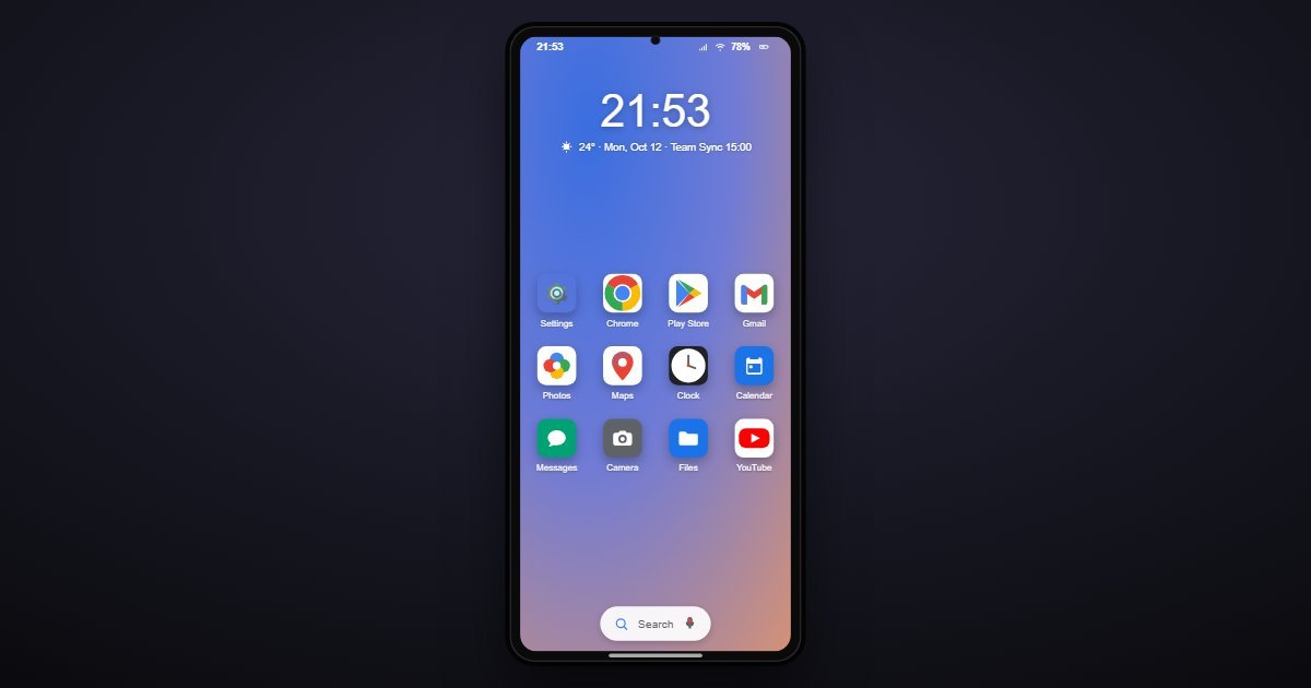 Android 13 Settings screen