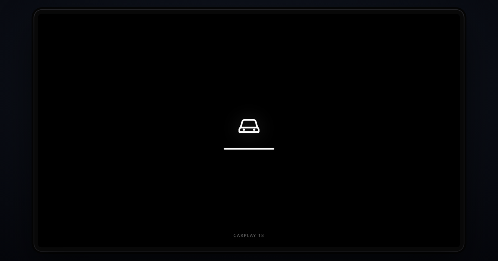 CarPlay 18 Settings screen