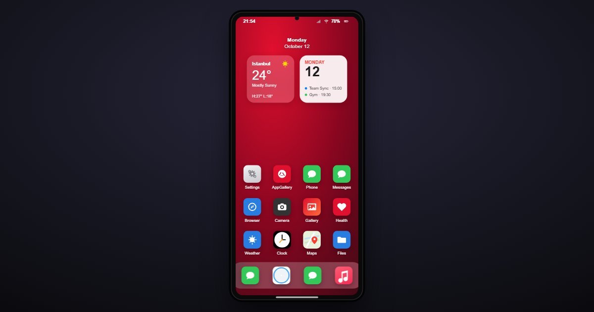 HarmonyOS 3.0 Settings screen