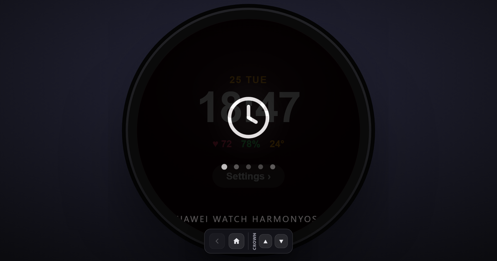 Huawei Watch HarmonyOS 5 Settings screen