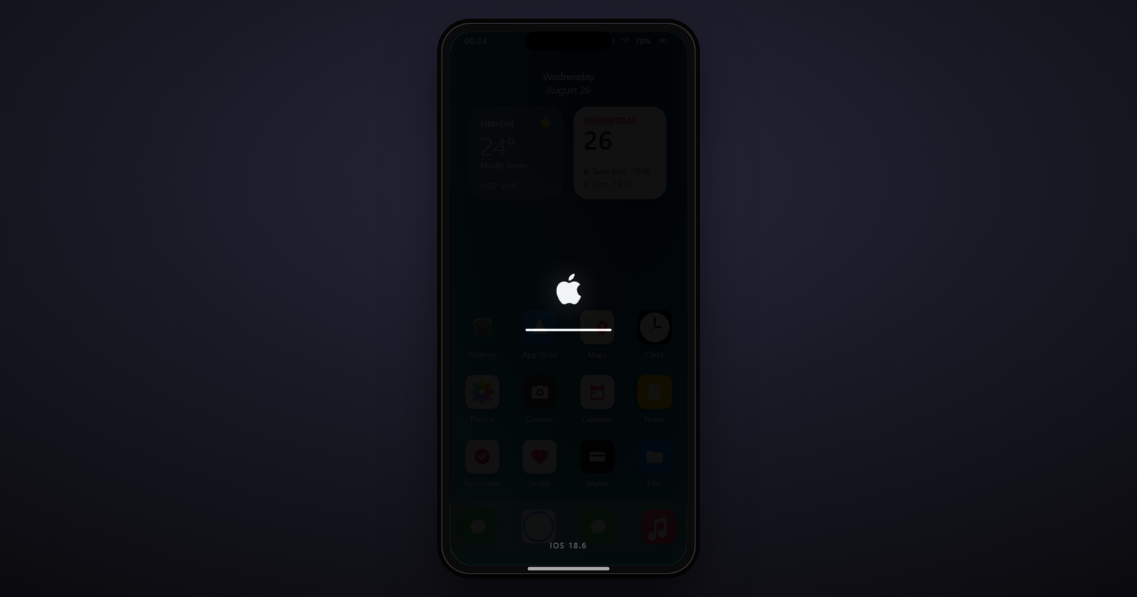iOS 18.6 Settings screen