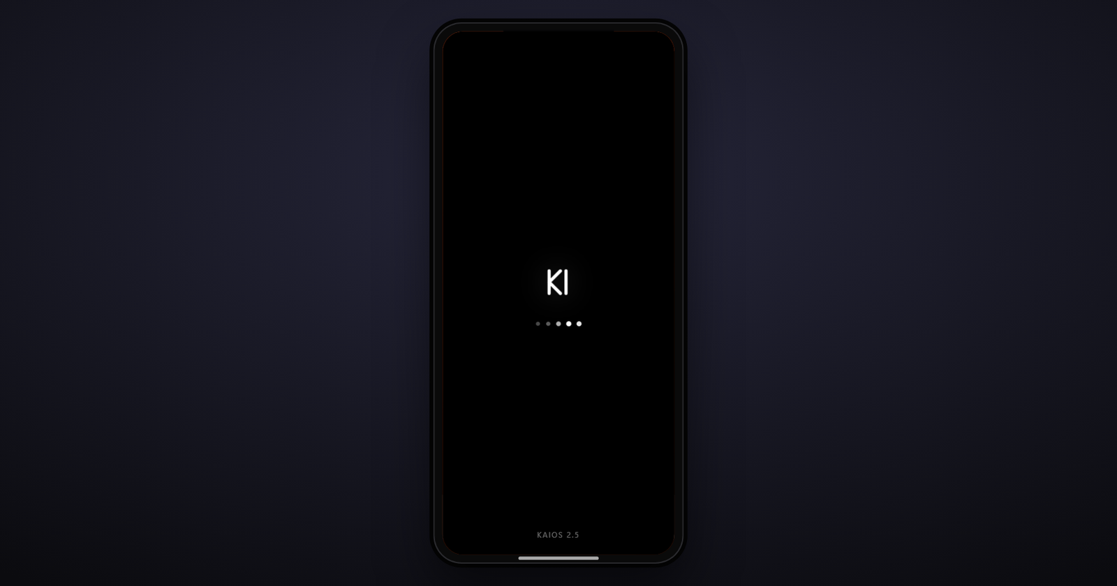 KaiOS 2.5 Settings screen