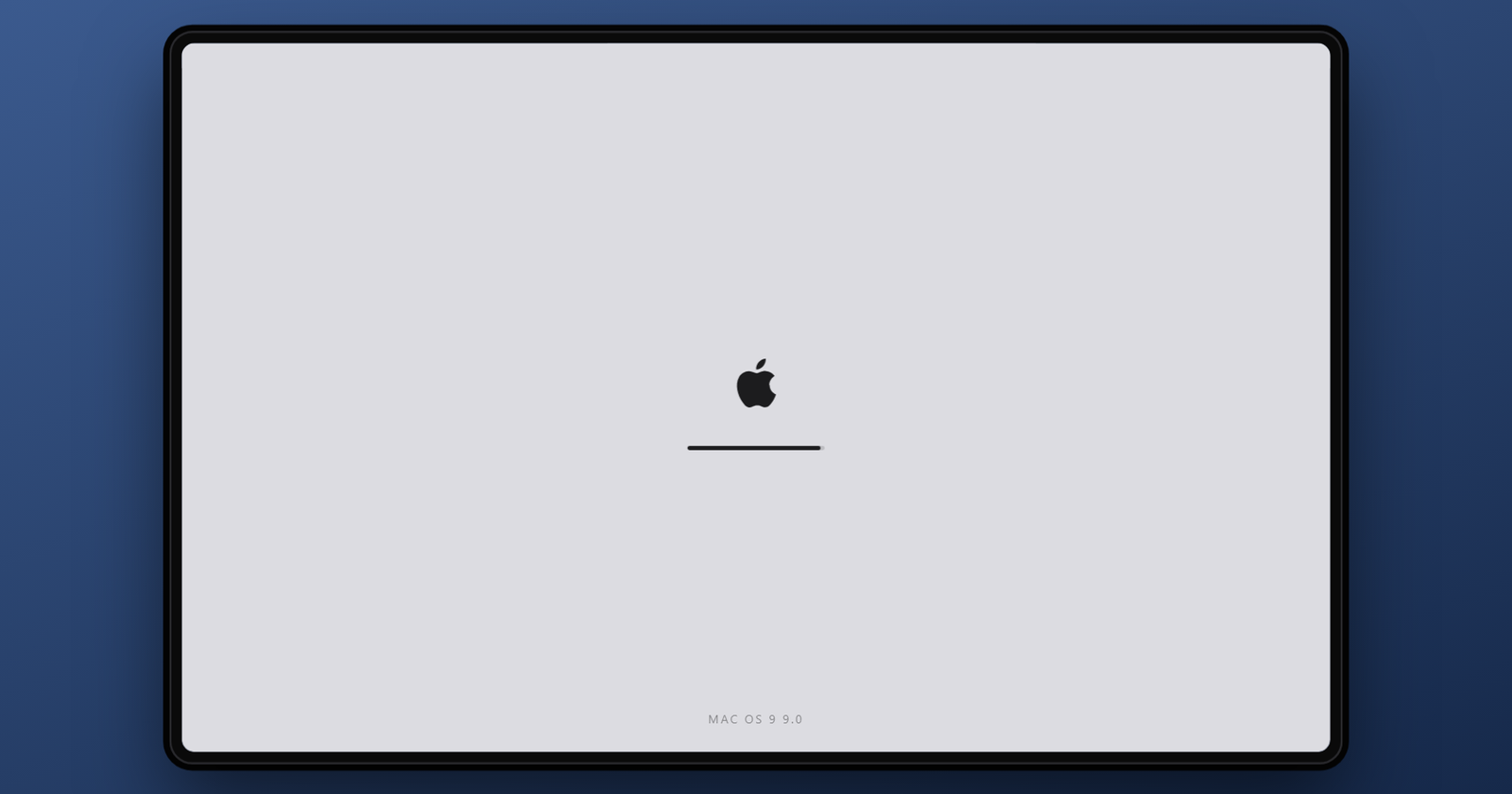 Mac OS 9 9.0 Settings screen
