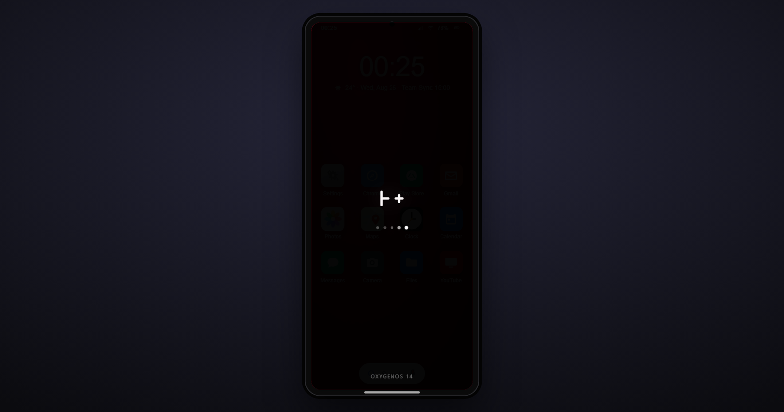 OxygenOS 14 Settings screen