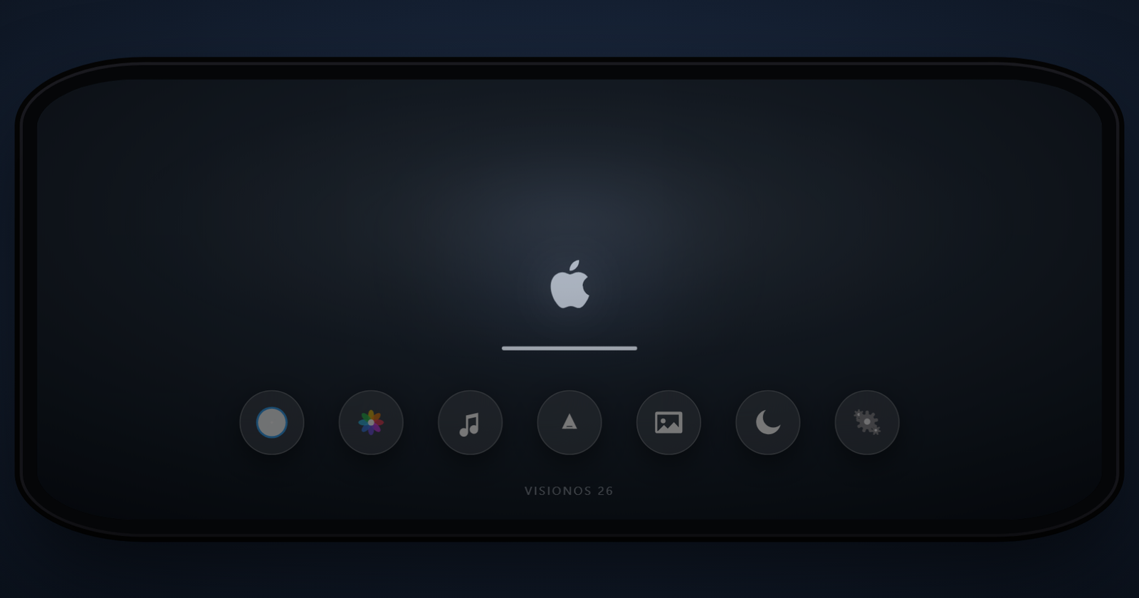 visionOS 26 Settings screen