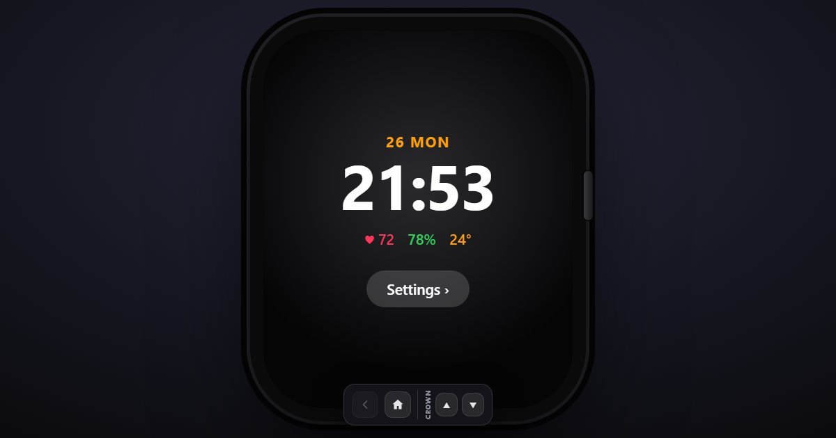 watchOS 9 Settings screen