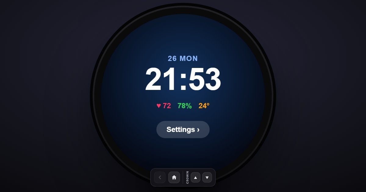 Wear OS 4 Settings screen