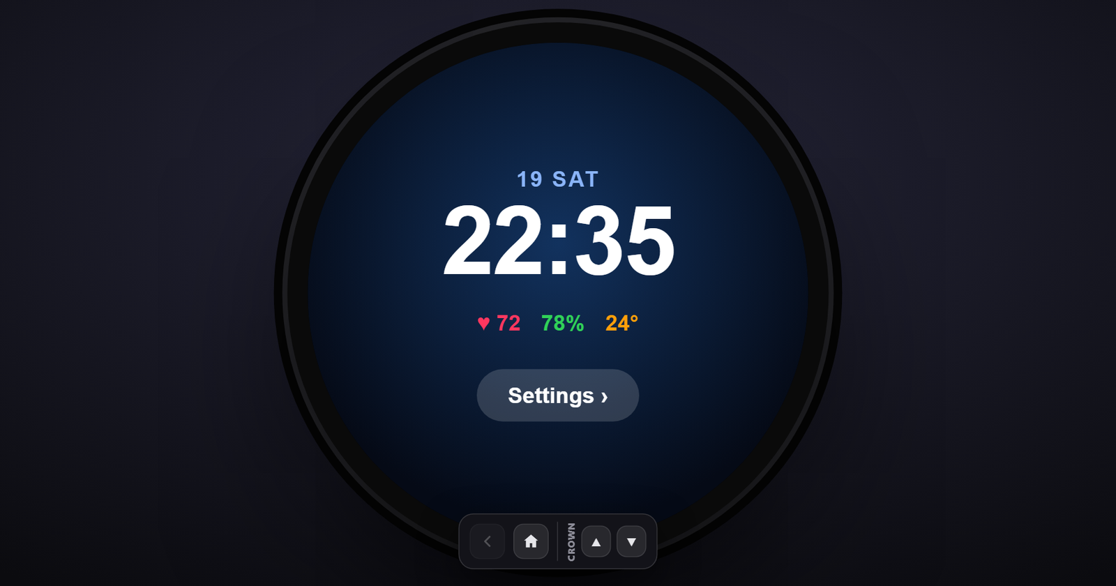 Wear OS 7 Settings screen