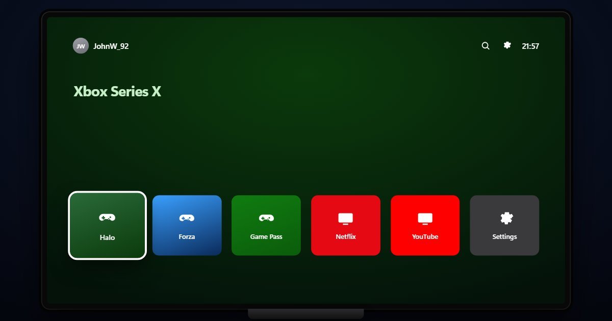 Xbox 2311 Settings screen