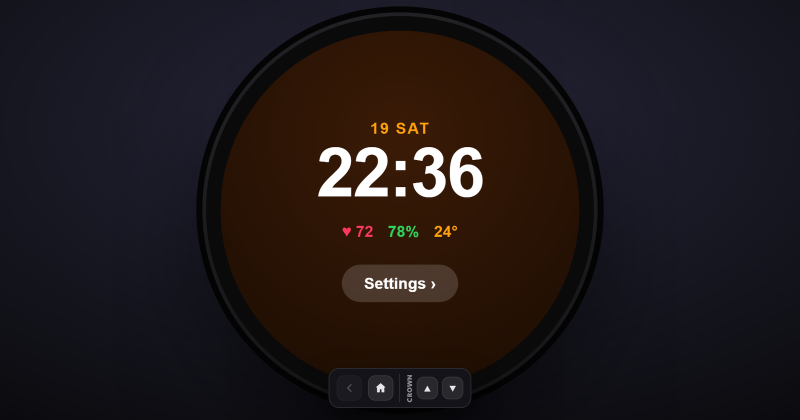 Zepp OS Zepp OS 5 Settings screen